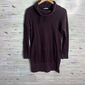 Standard James Perse Long Sleeve Cowlneck Sweater dress purple Size 2 medium